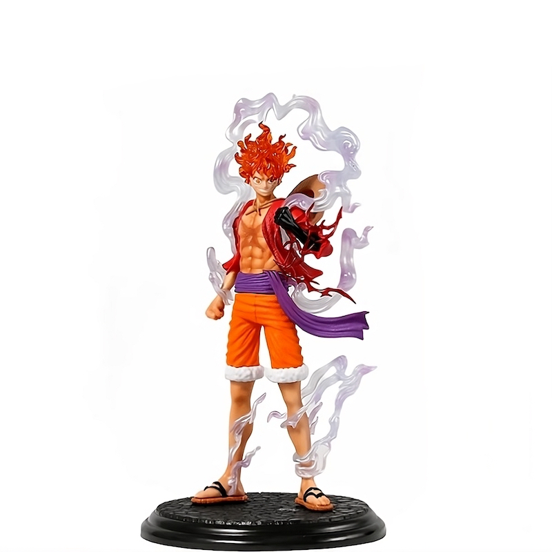 figurine one piece luffy nika red 1