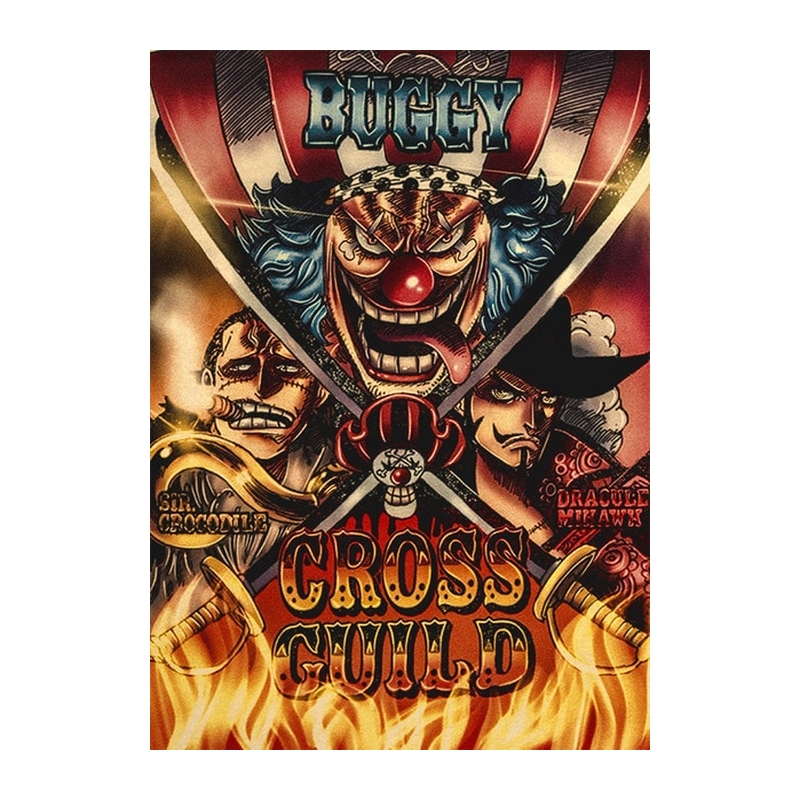 affiche wanted one piece cross guild