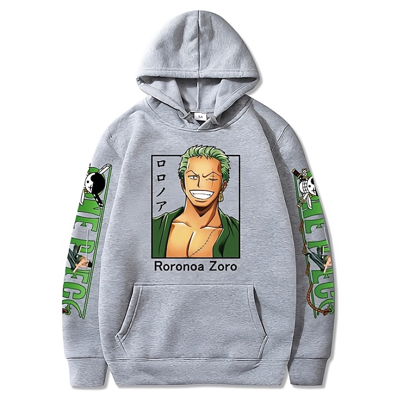 sweatshirt one piece zoro smile 1