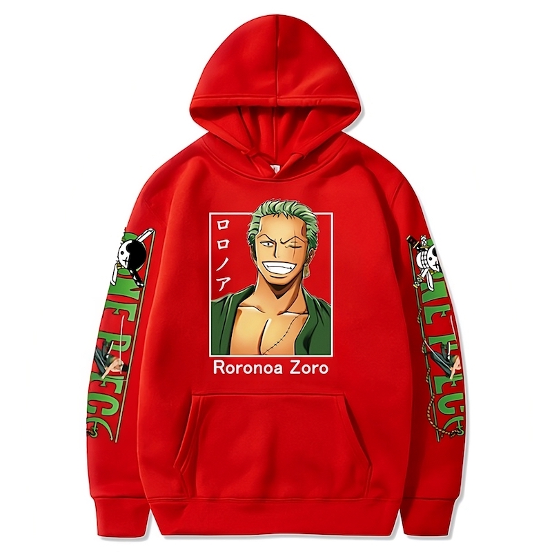 sweatshirt one piece zoro smile 4