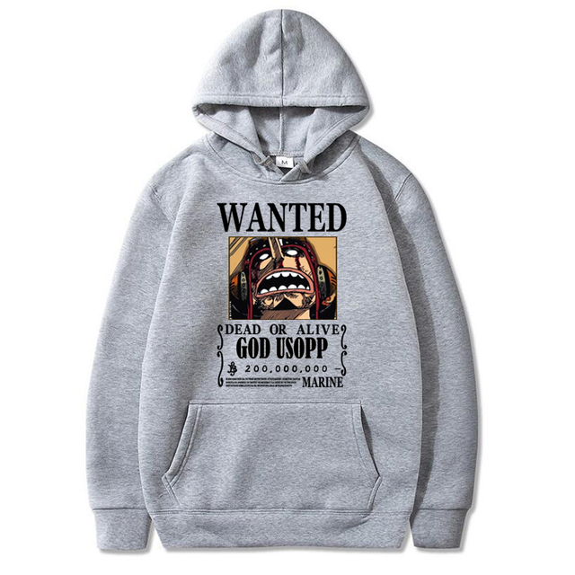 sweatshirt one piece god usopp wanted 5