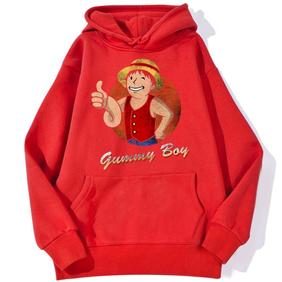 sweatshirt hoodie one piece gummy boy rouge