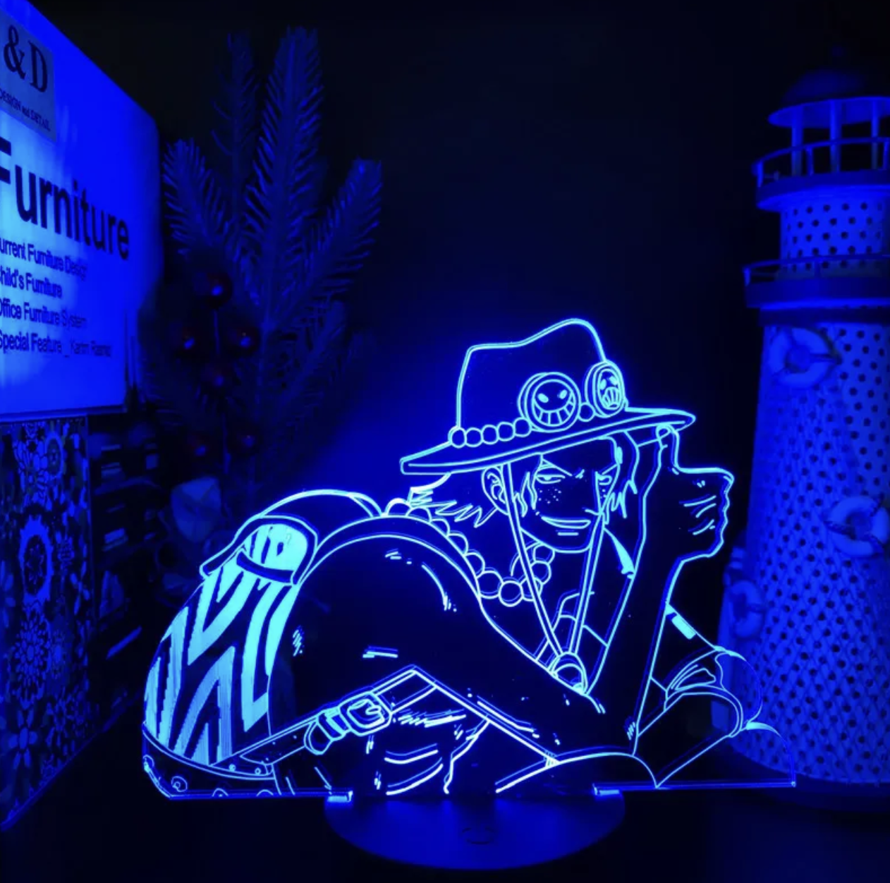 lampe 3d one piece ace thumb 3