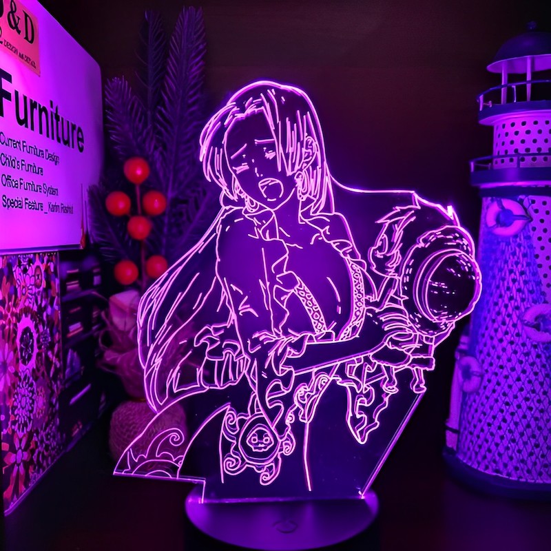 lampe 3d one piece boa hancock 5