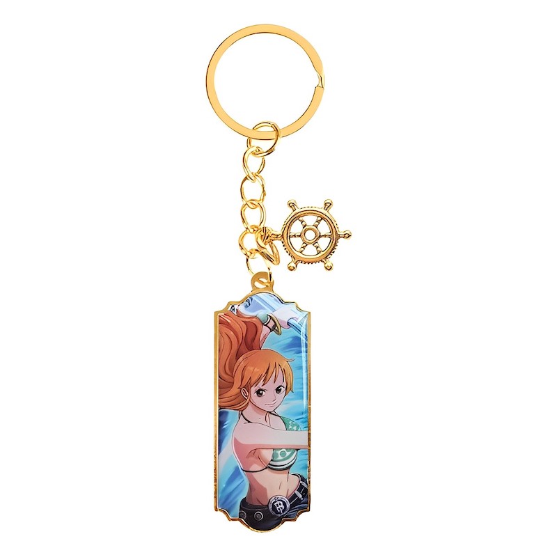 porte cles one piece square nami