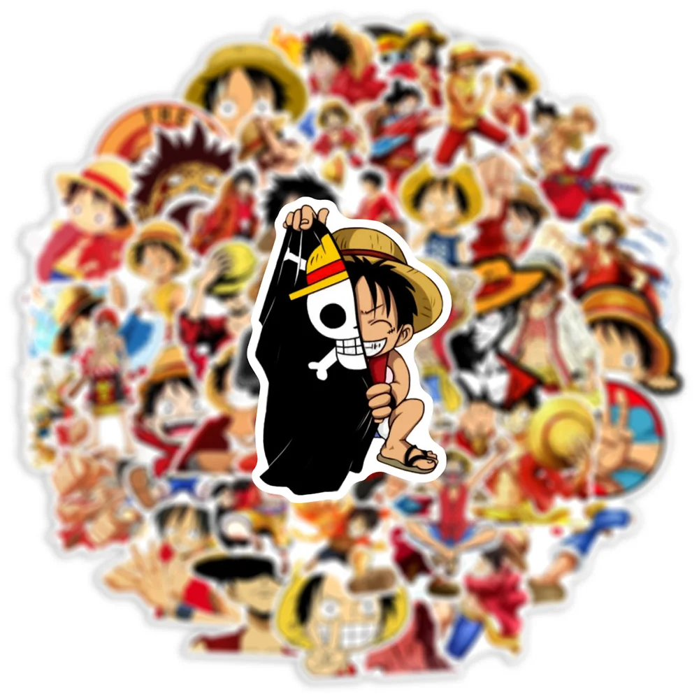 autocollants one piece pack monkey luffy 3