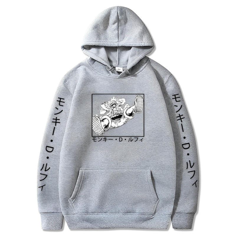 sweatshirt one piece gear 5 grey