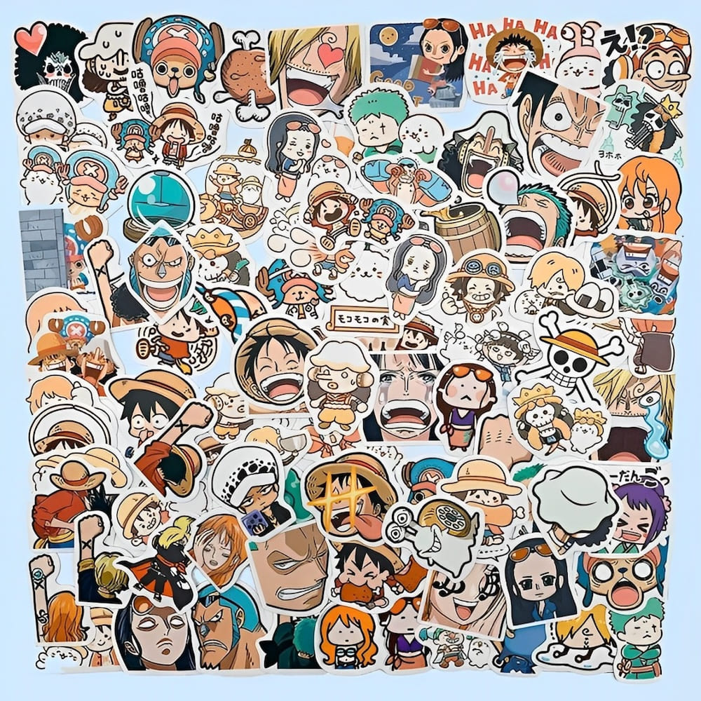 autocollant one piece piece pack draw 2