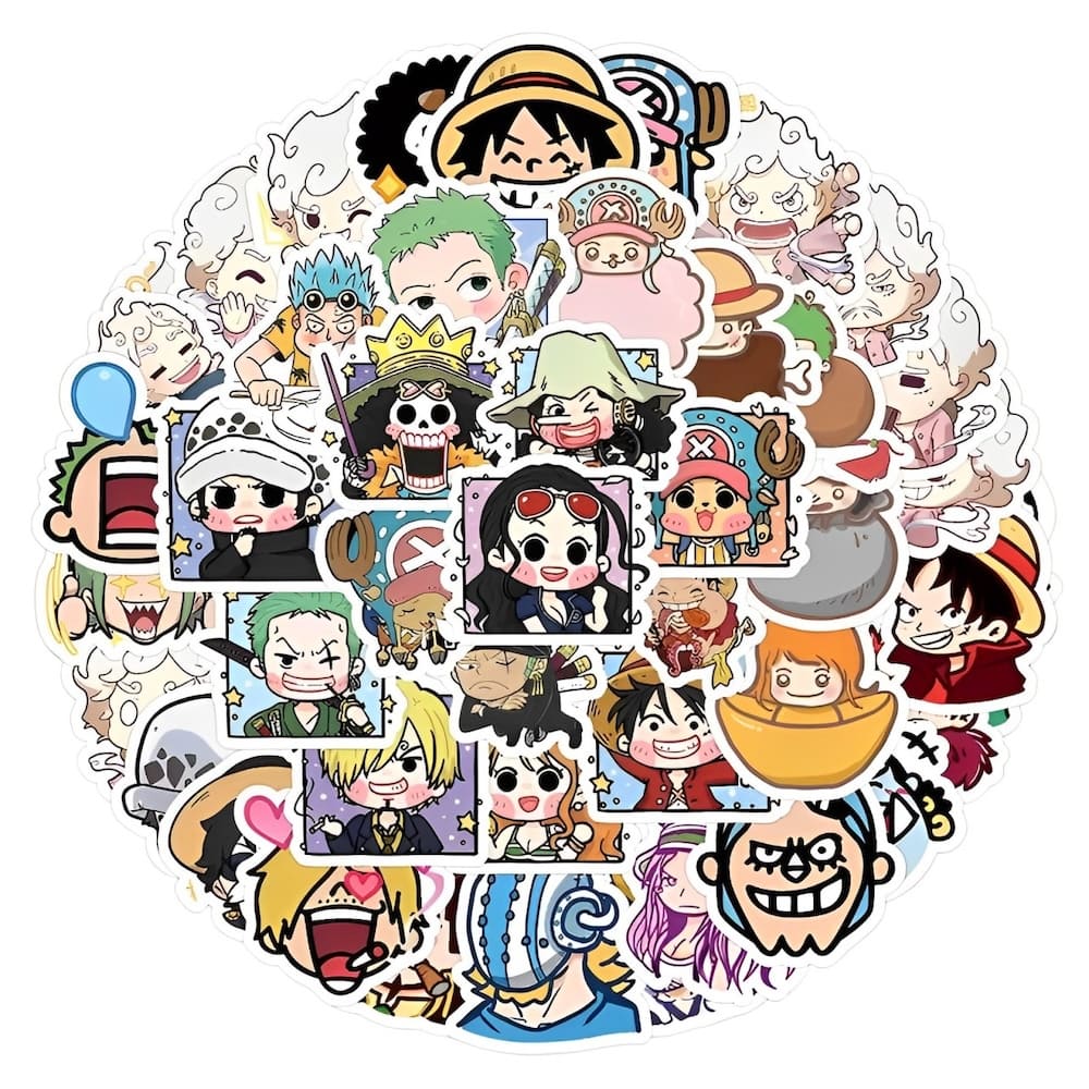 autocollants one piece pack kawaii 1