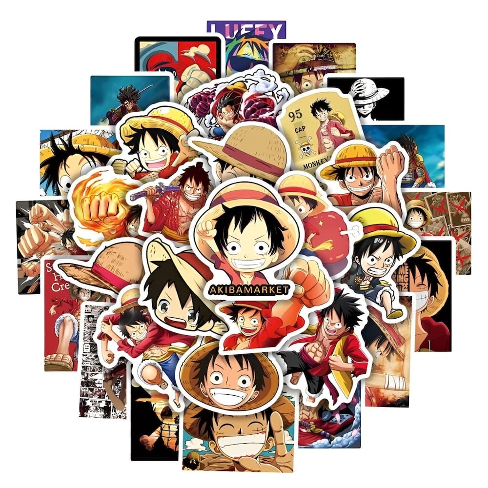 autocollants one piece pack luffy 2