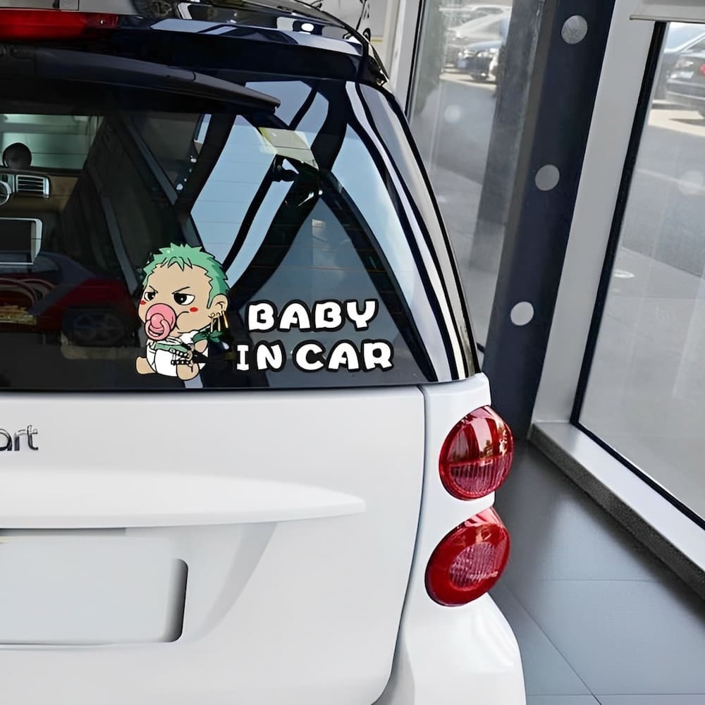 autocollants one piece baby car 2