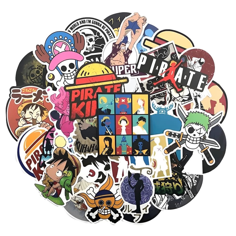 autocollants pack logos 2 one piece 3