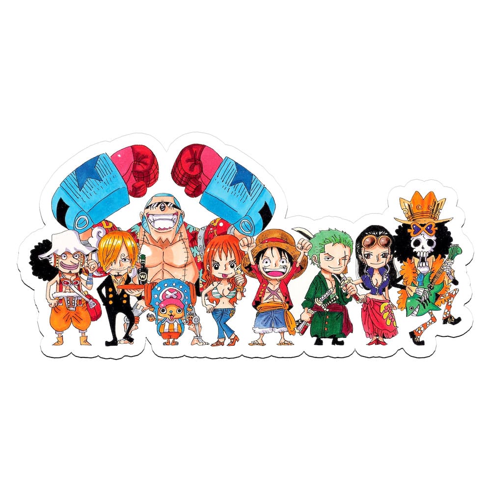 autocollant strawhat crew one piece 1