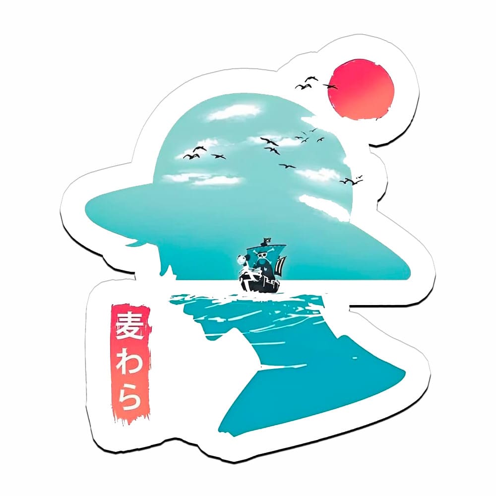 autocollant one piece paysage 1