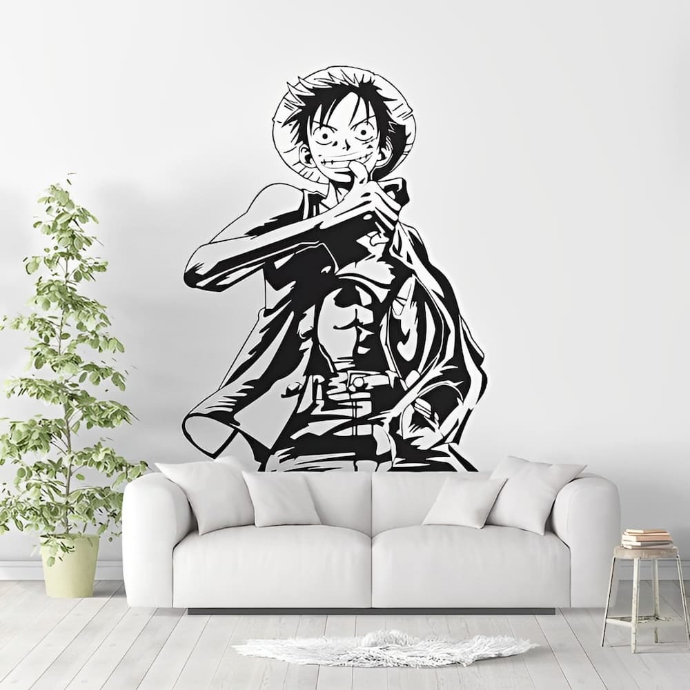 stickers mural luffy 2 one piece