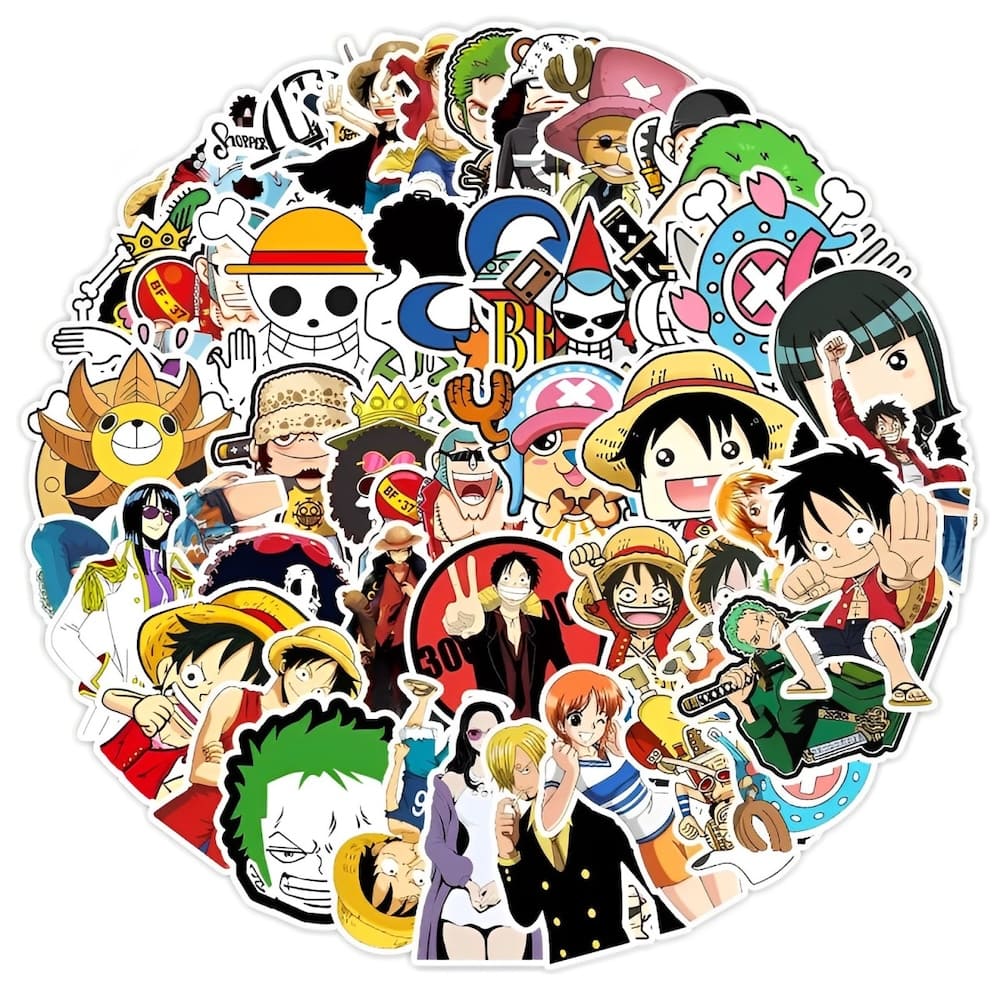 autocollants one piece pack animation 2