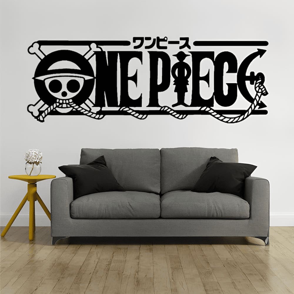 sticker mural one piece logo 6