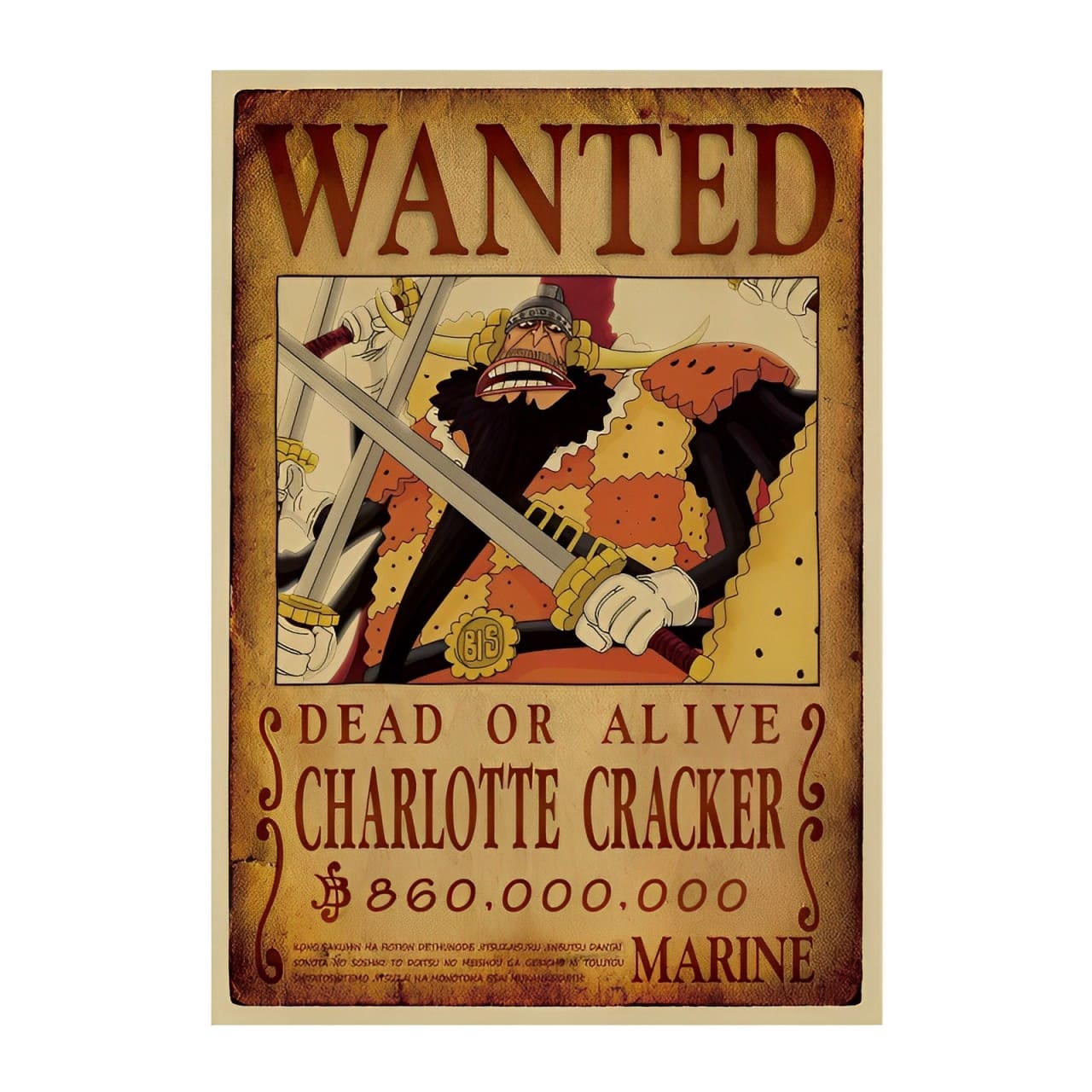 affiche wanted avis de recherche charlotte cracker