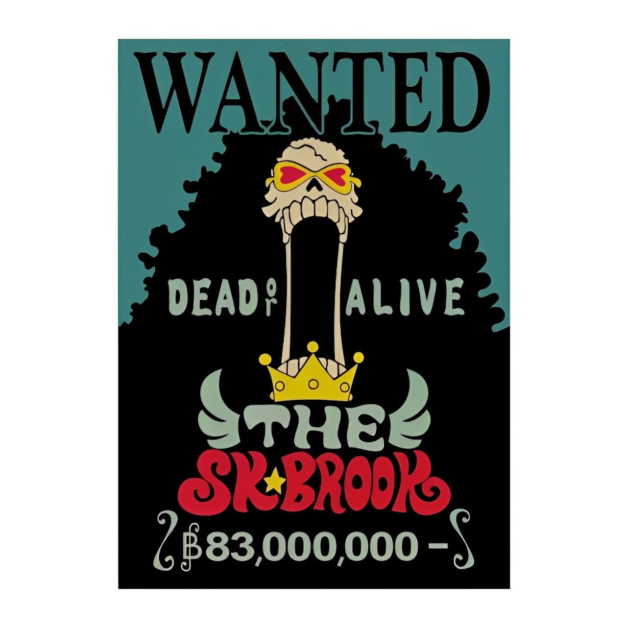 affiche wanted avis de recherche brook one piece