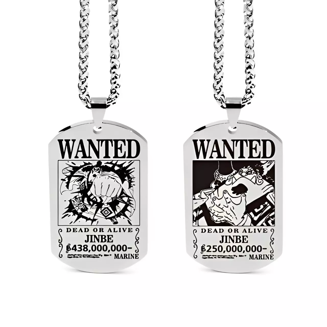 Collier One Piece Wanted Jinbe
