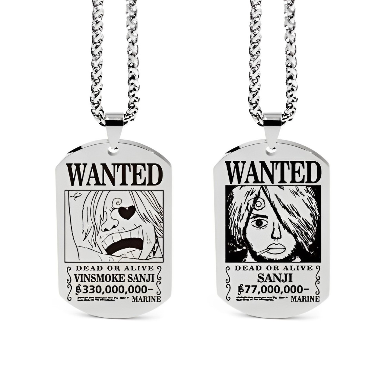 pendentif one piece plaque vinsmoke sanji