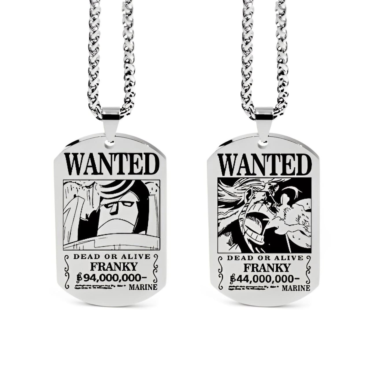 pendentif one piece plaque franky