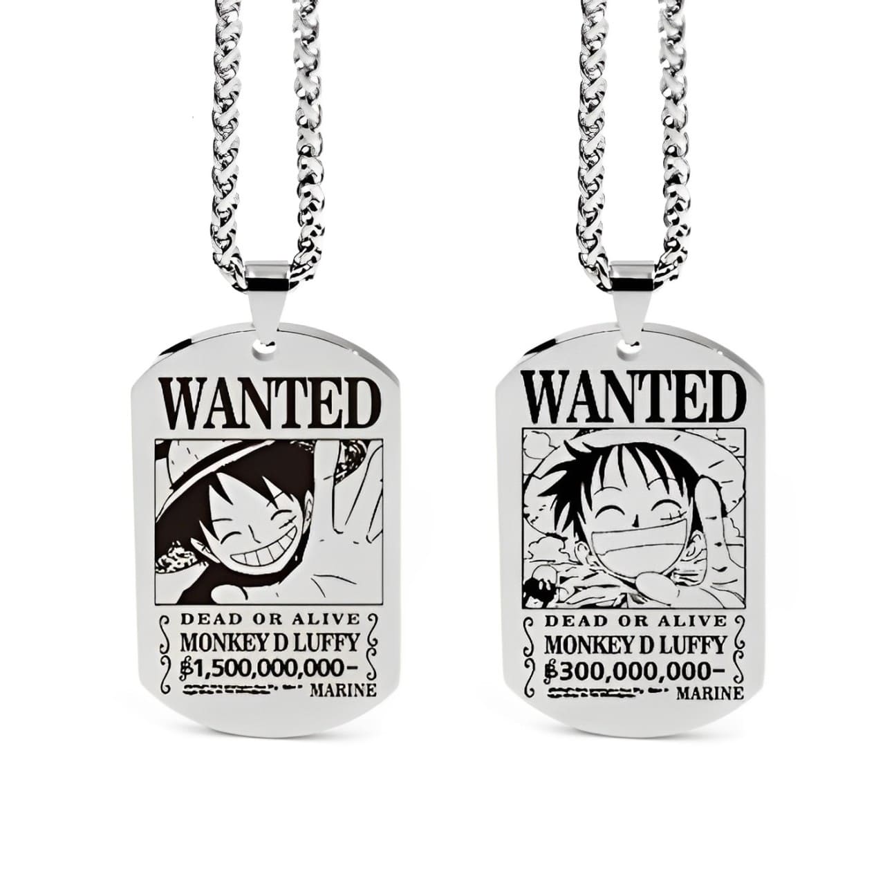 pendentif one piece plaque monkey luffy