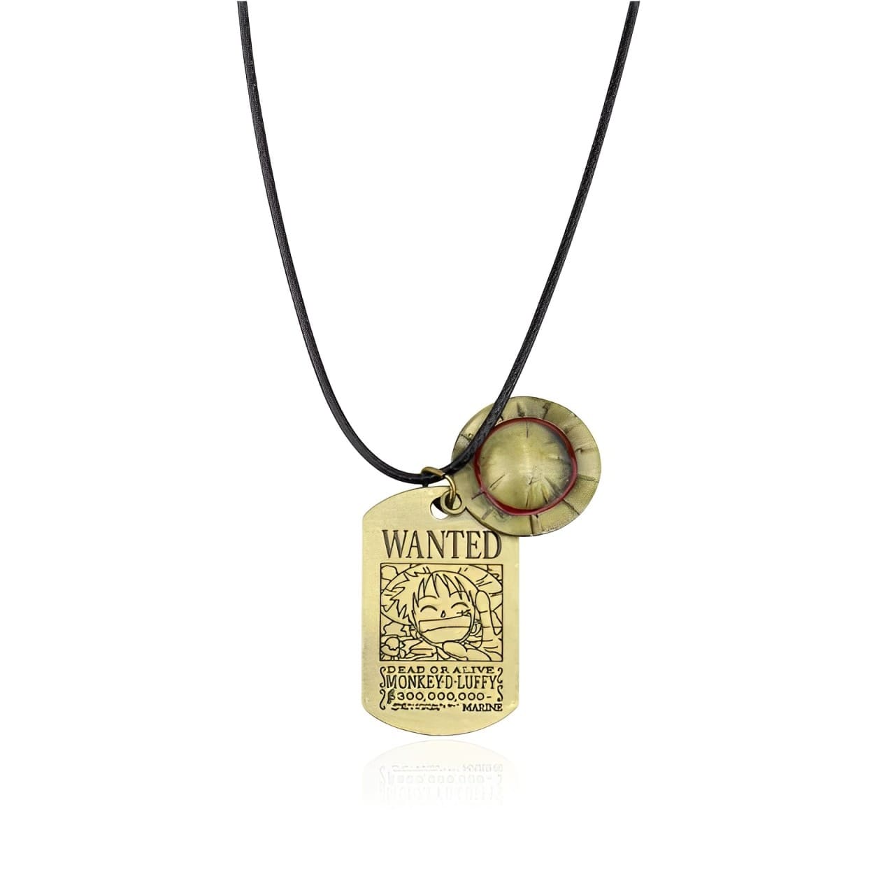 collier luffy wanted one piece 1