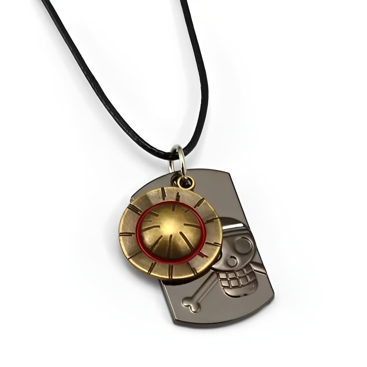 collier chapeau de paille plaque one piece 1