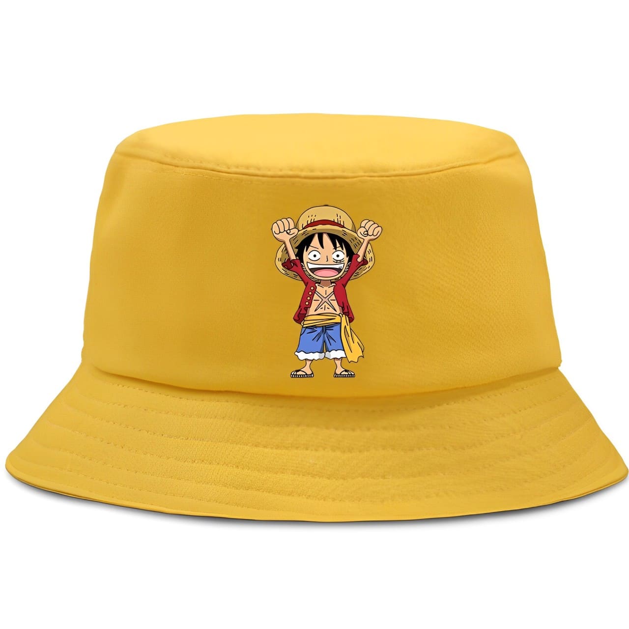 bob one piece luffy happy jaune