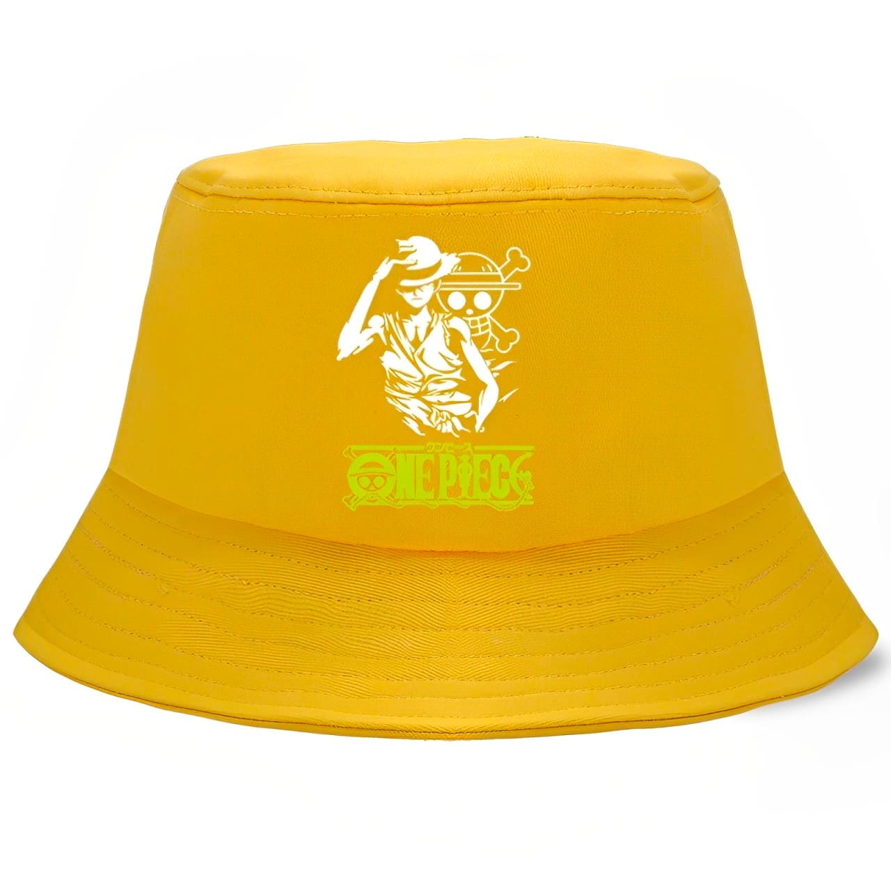 bob one piece luffy logo jaune