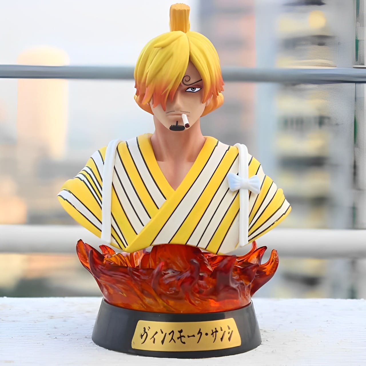 figurine one piece buste vinsmoke sanji led 1