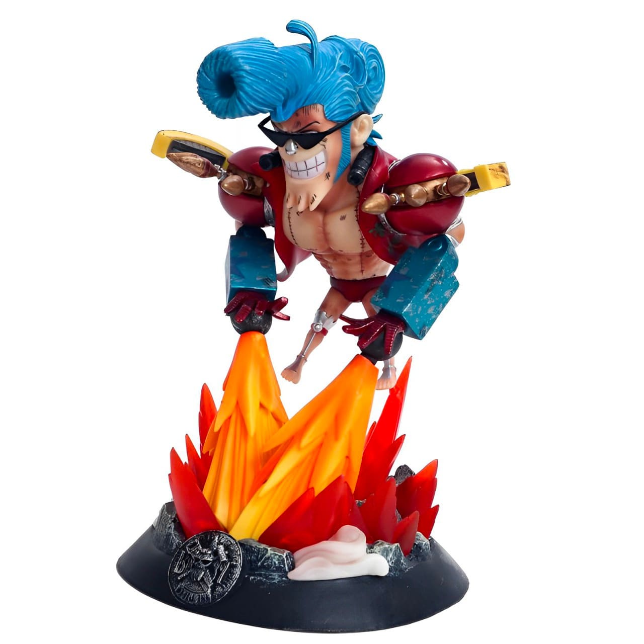 figurine one piece franky jet 1