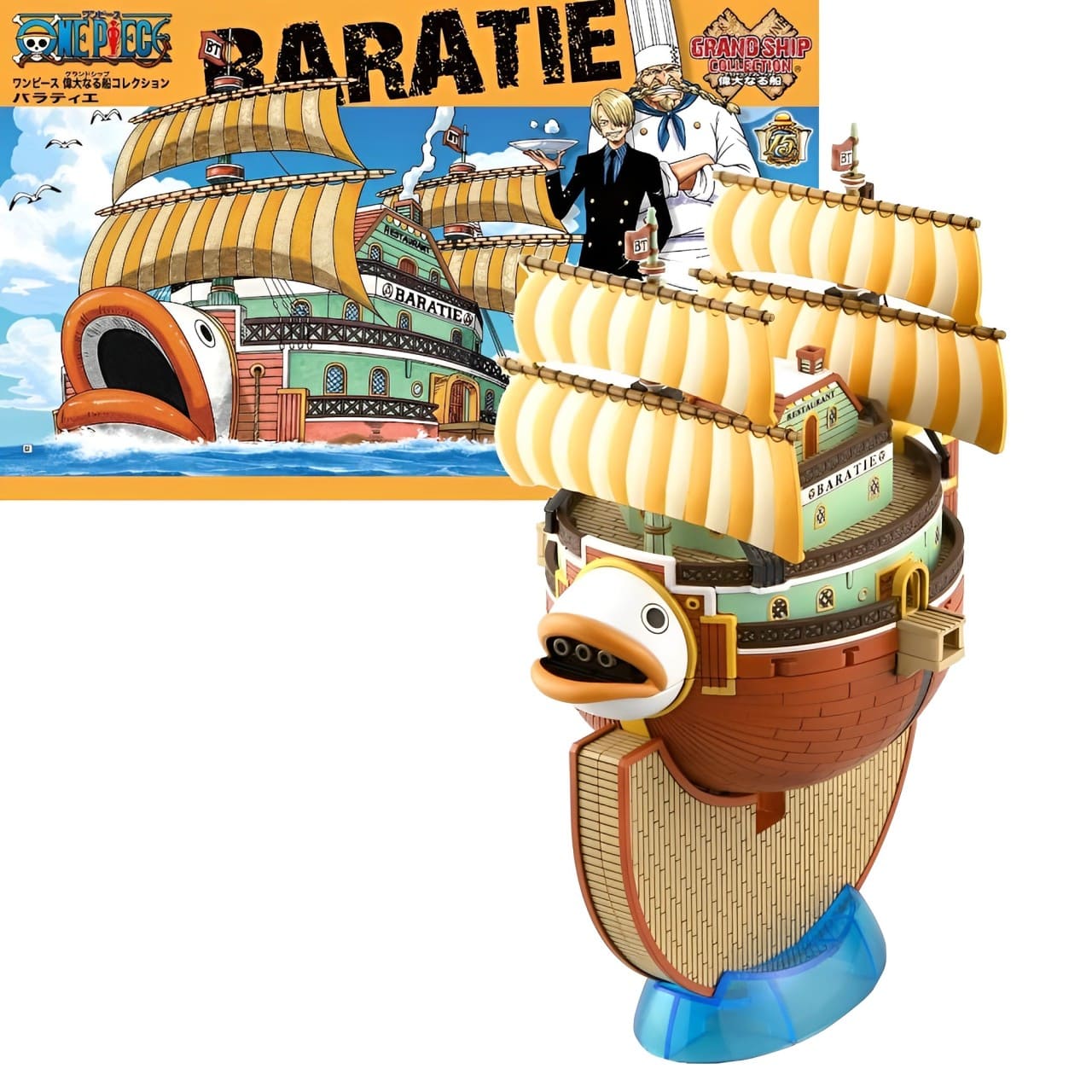 figurine one piece navire baratie