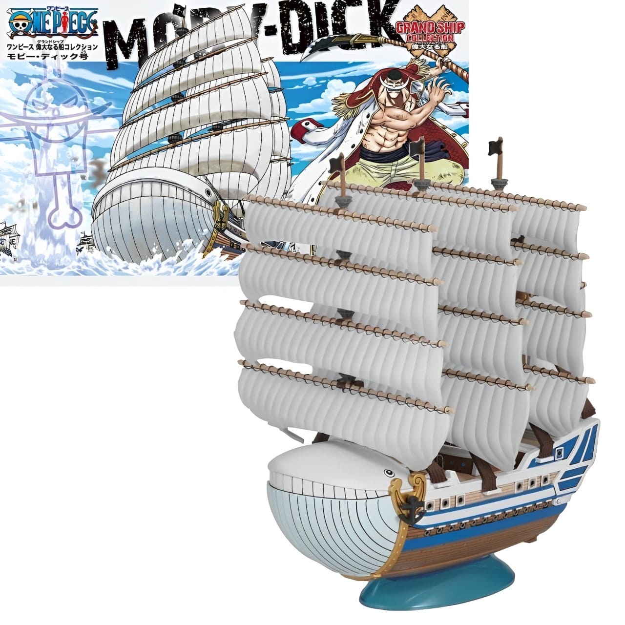 figurine one piece navire barbe blanche