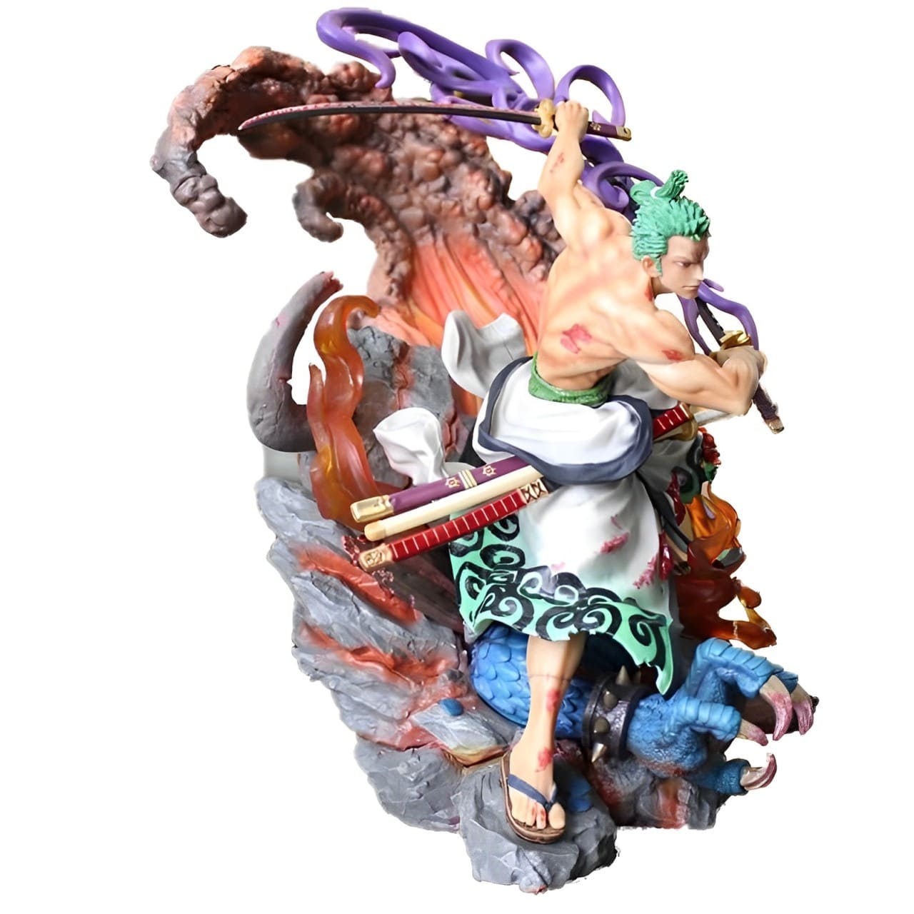 figurine one piece rornoa zoro wano enma power 3