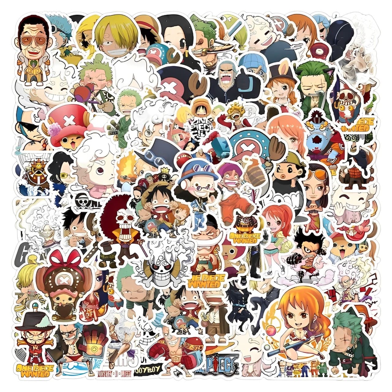 autocollants one piece pack mugiwara crew 3