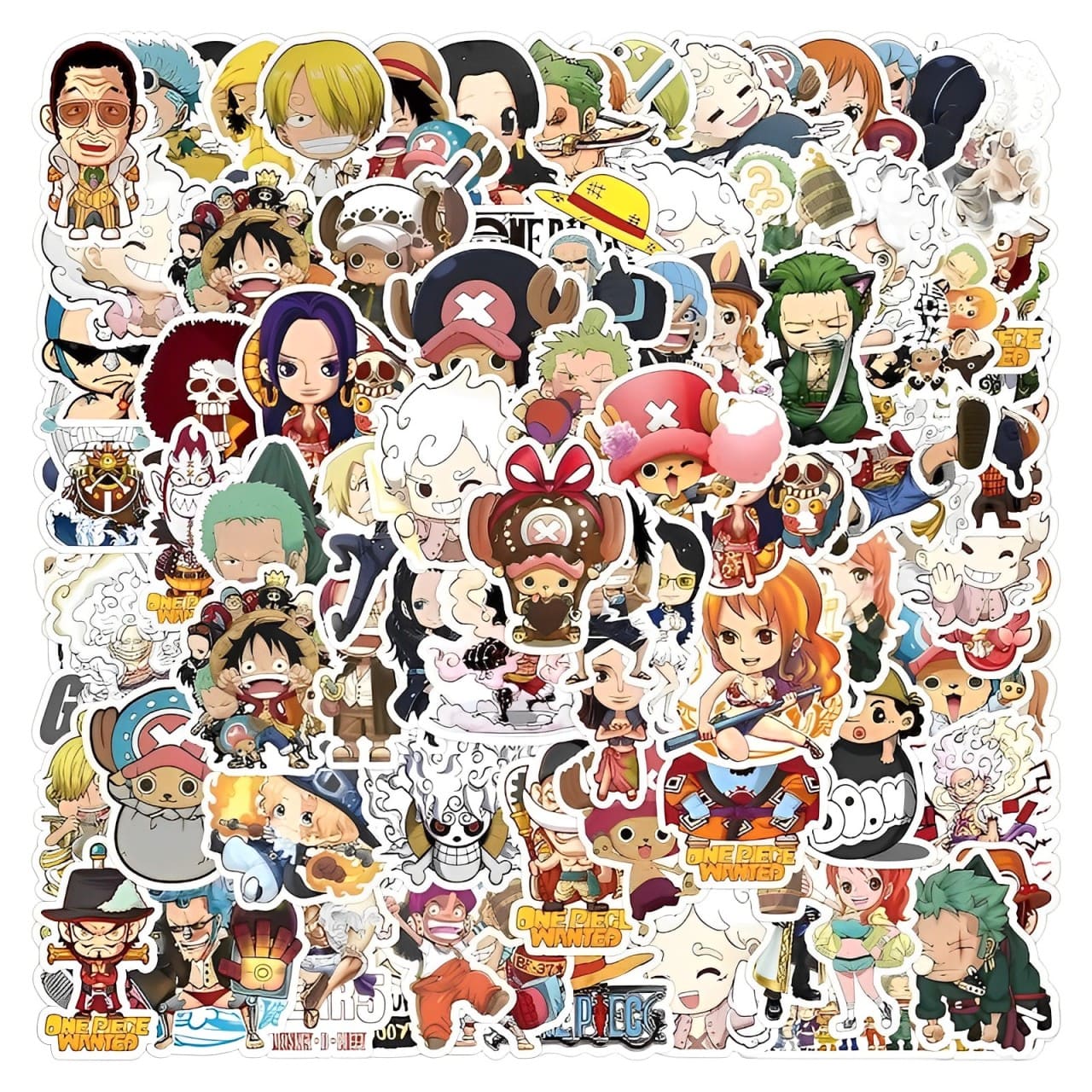 autocollants one piece pack mugiwara crew 2