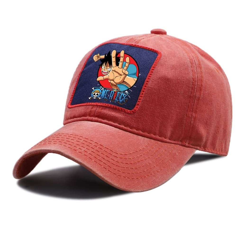 casquette one piece luffy attaque orange
