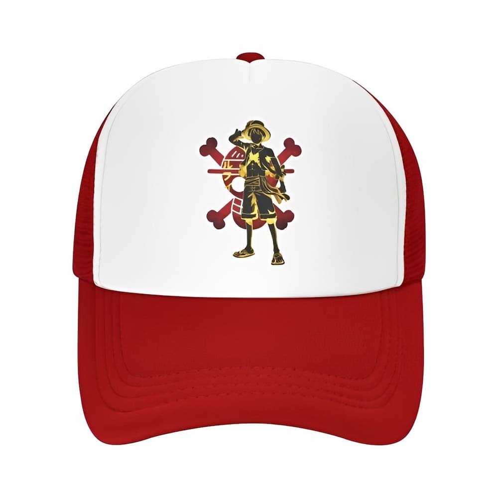 casquette one piece monkey luffy gold 2