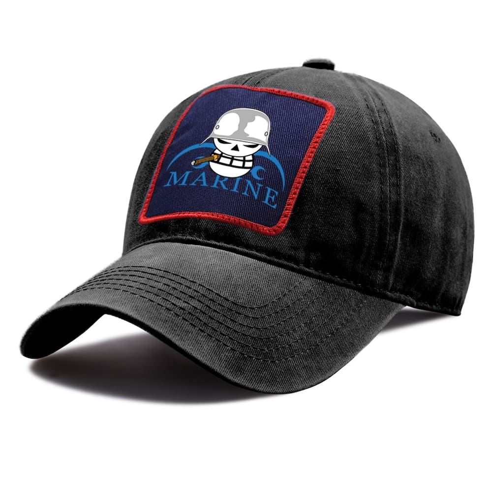 casquette one piece la marine noire