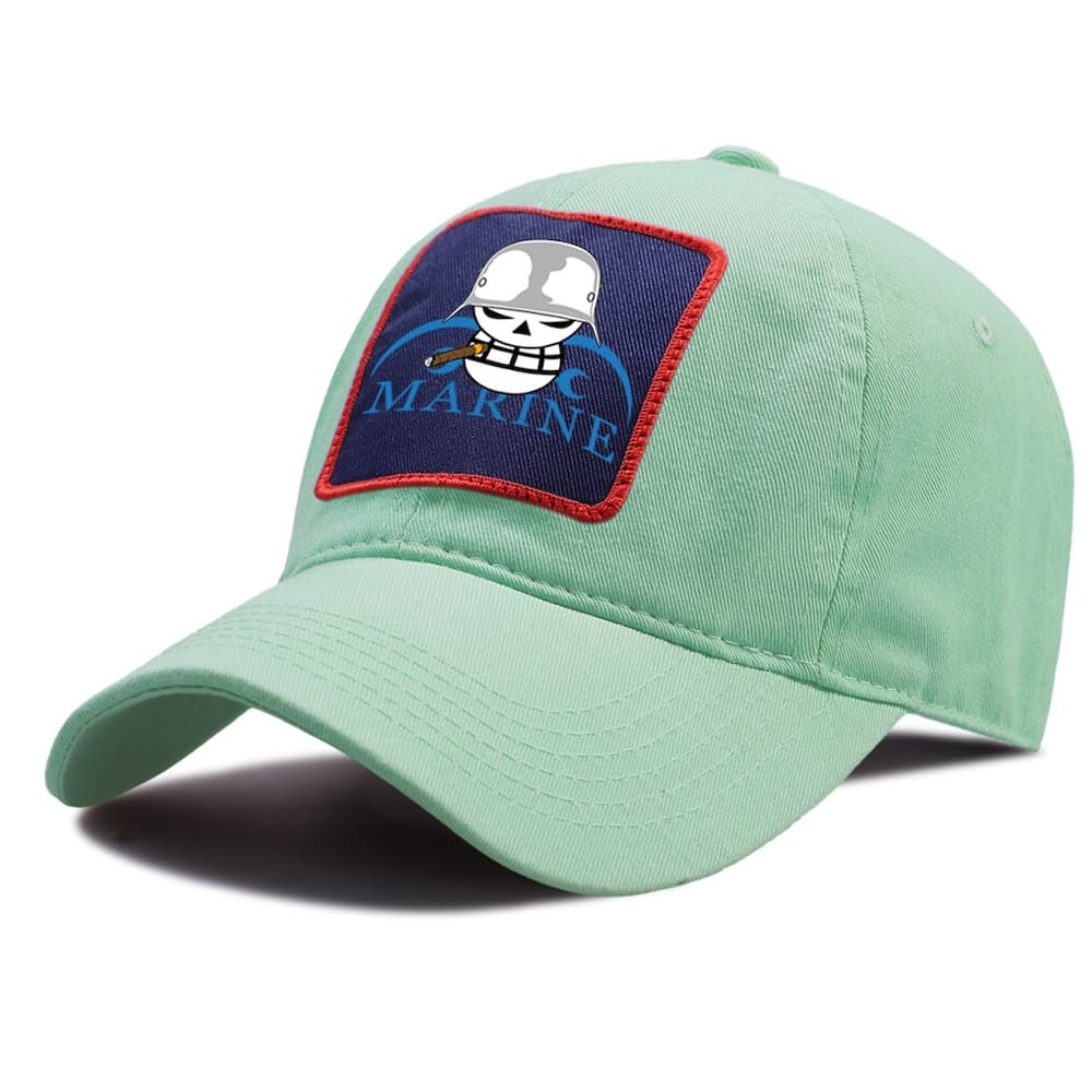 casquette one piece la marine verte claire