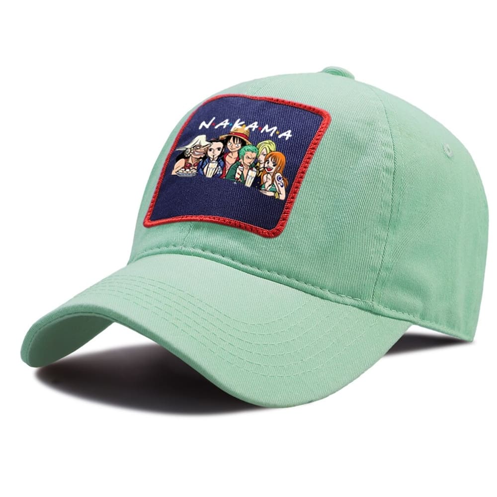 casquette one piece nakama verte claire