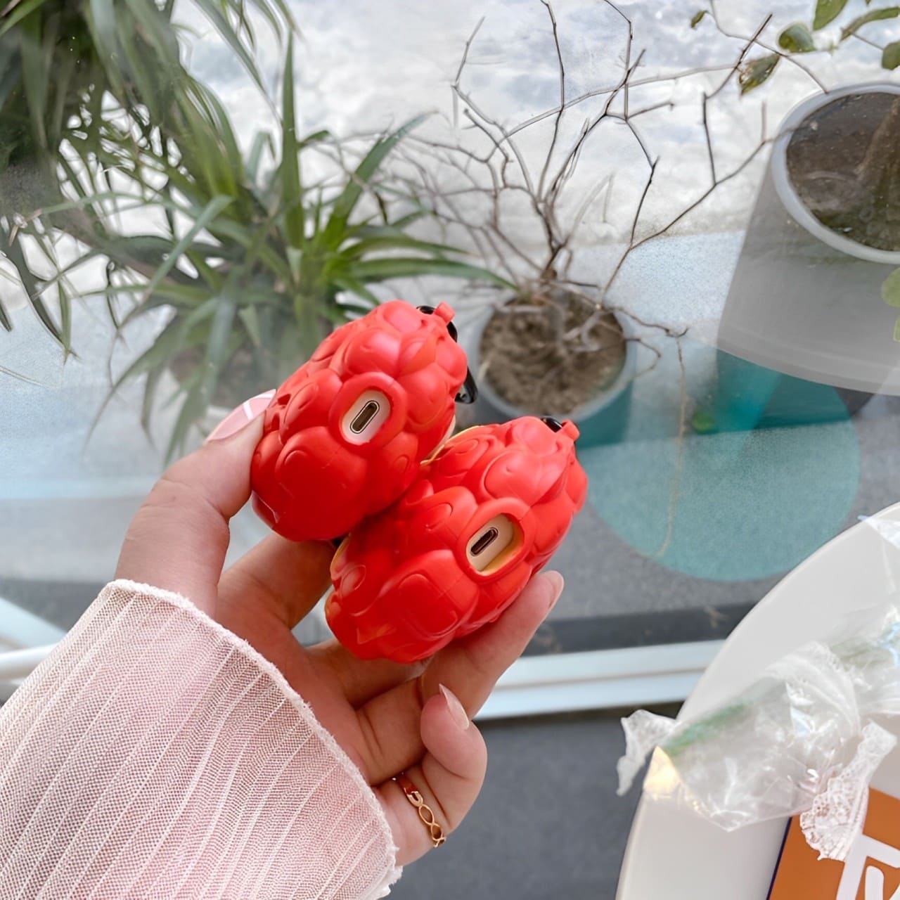 coque airpods one piece mera mera portgas ace fruit demon 3