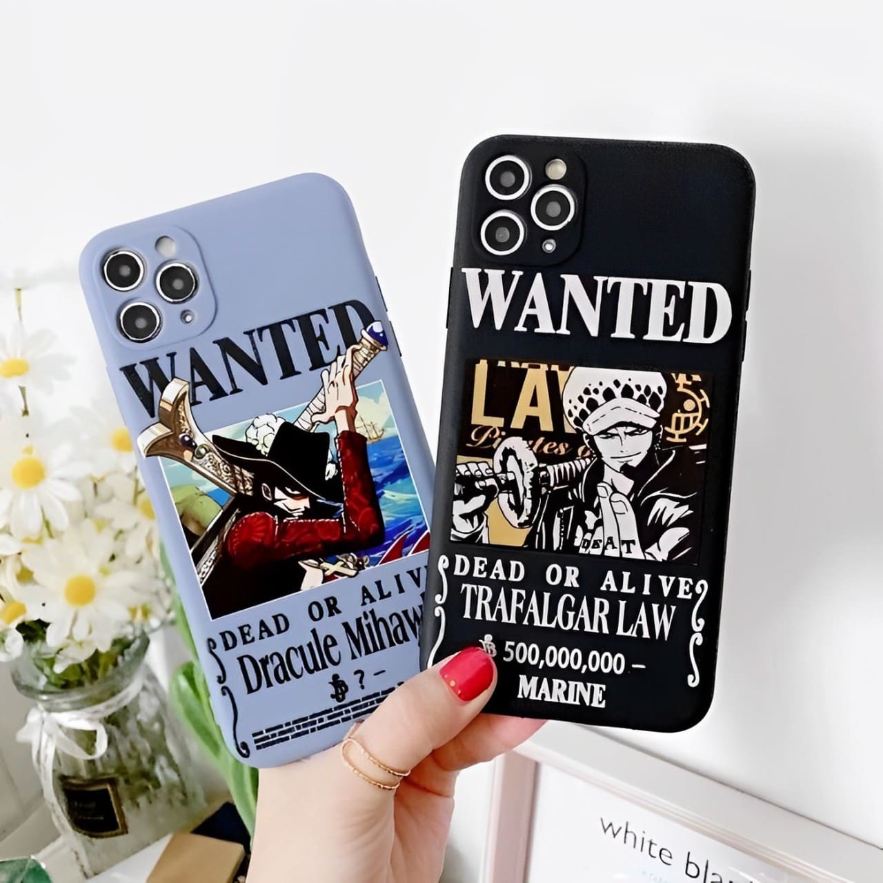 coque iphone one piece affiche wanted 3