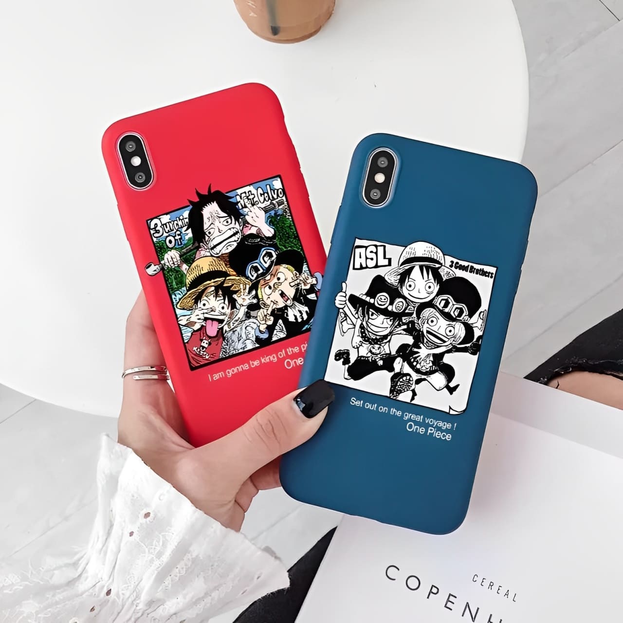 coque iphone one piece brothers luffy ace sabo 1
