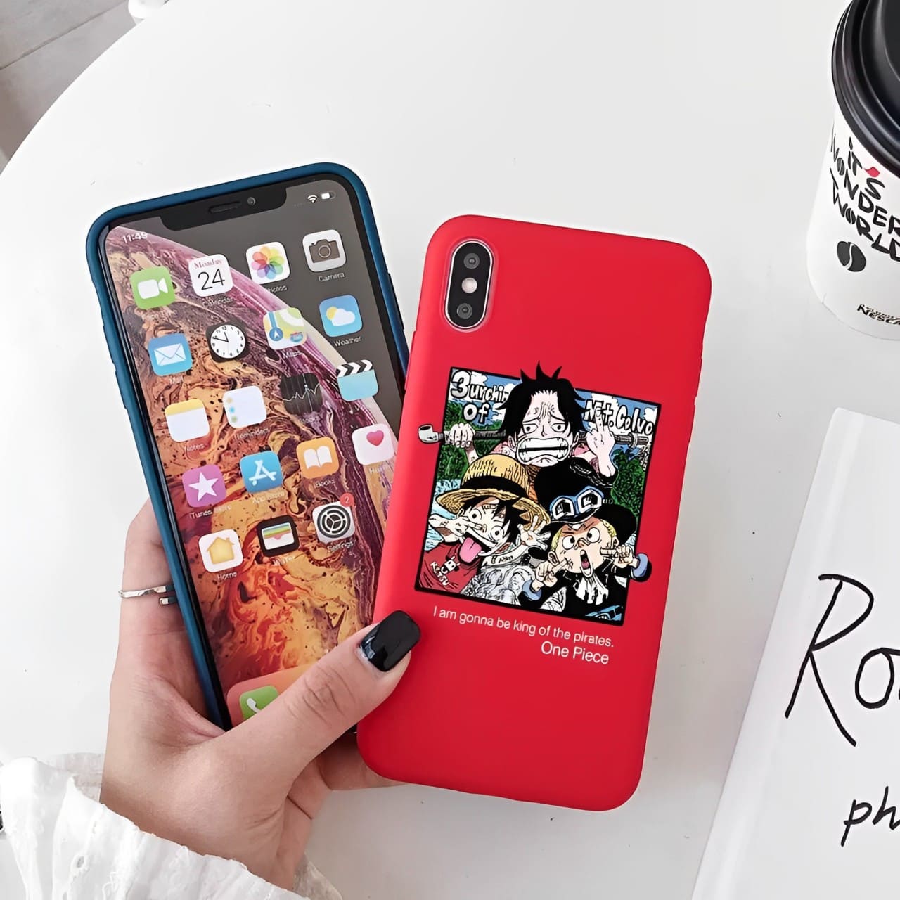 coque iphone one piece brothers luffy ace sabo 3