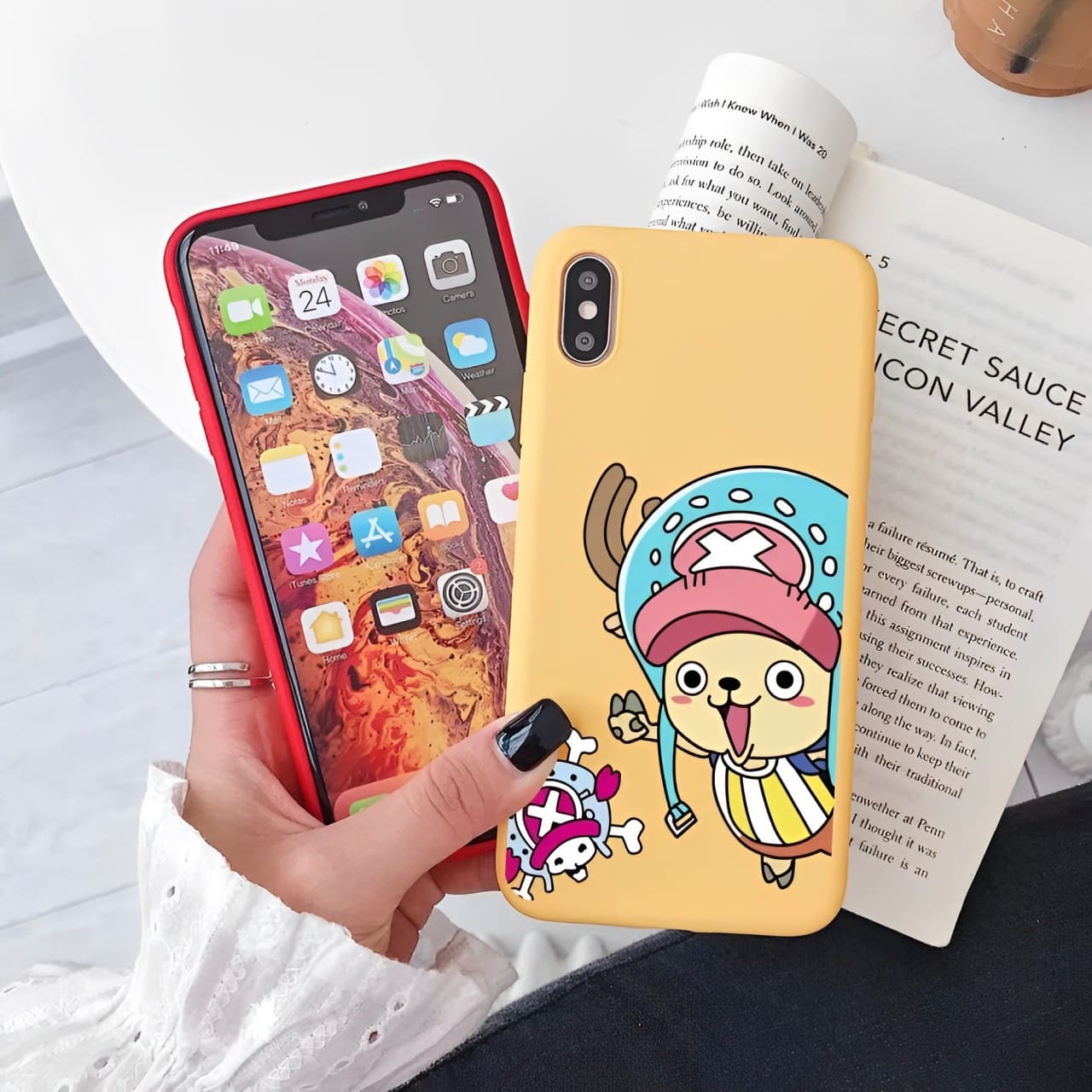 coque iphone one piece candy luffy chopper 4