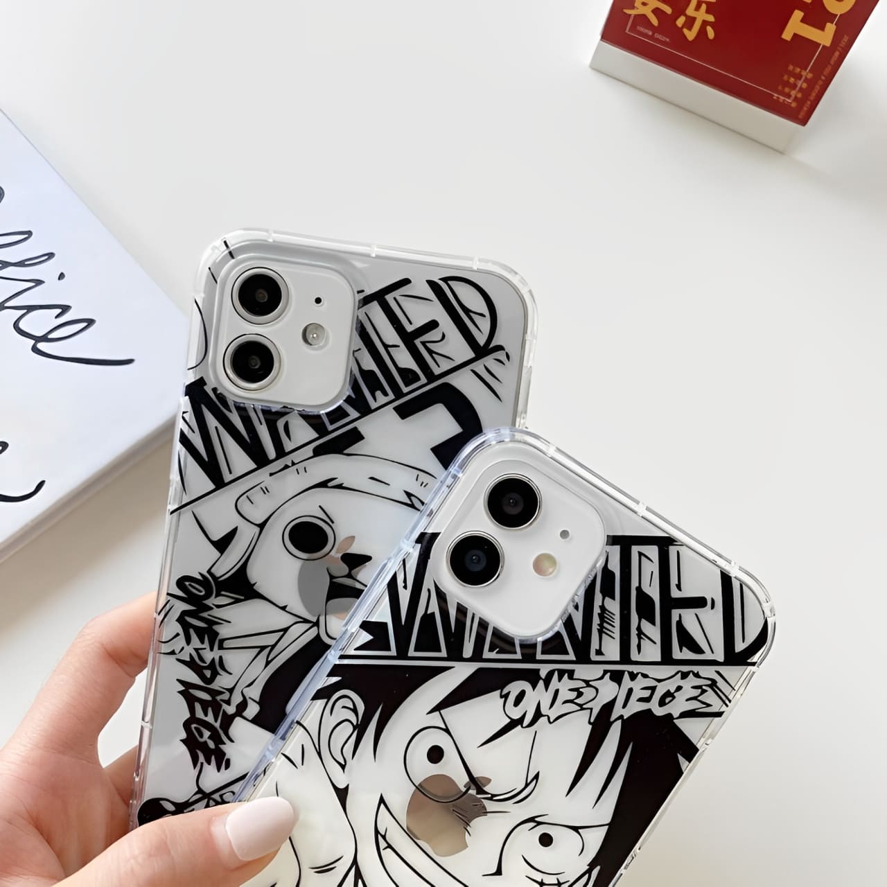 coque iphone one piece clear wanted 3