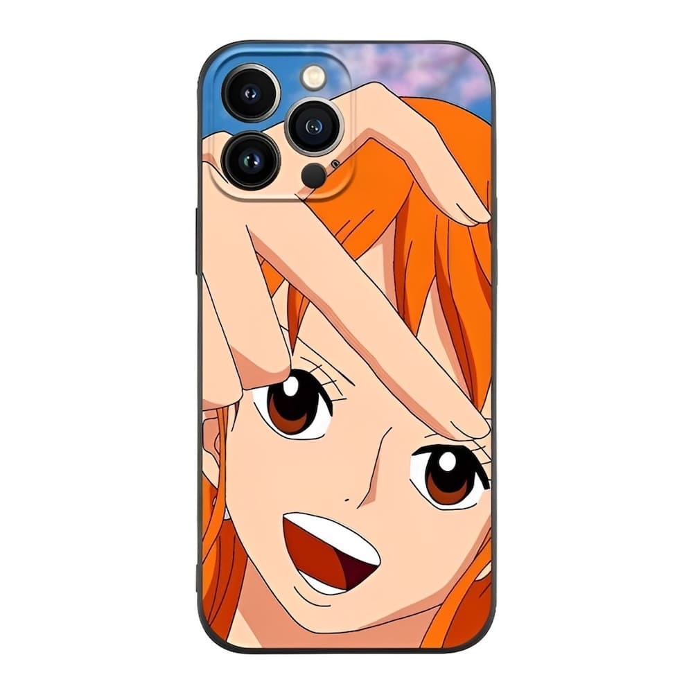coque iphone one piece fingers heart 8
